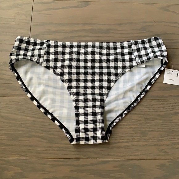 New Motherhood Maternity Checkered Swim Bottoms - Picture 1 of 3